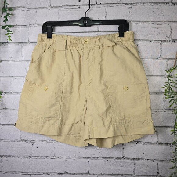 KODE APPEAL MENS CARGO SHORTS NYLON KHAKI COLOR SIZE 34 EUC - Picture 1 of 6